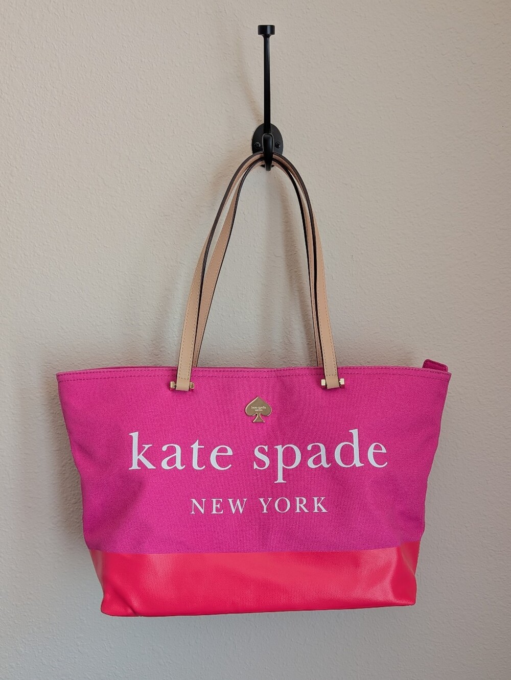Kate Spade Francis Lott Street Tote Bag Pink Dipped